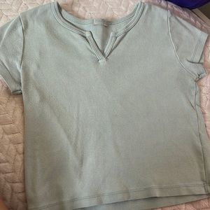Brandy Melville Sage Green Crop
